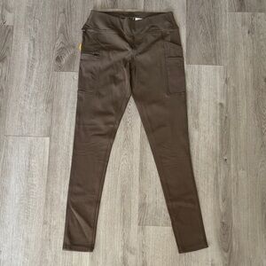Carhartt Fitted Leggings in Olive Brown